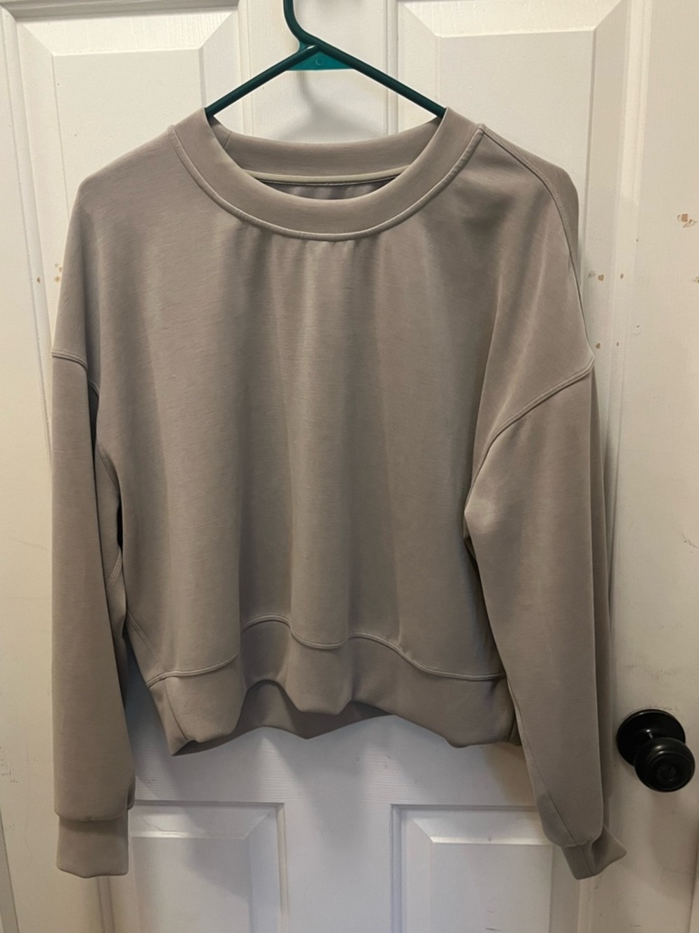 🍋LIKE NEW Lululemon Riverstone Softstreme Perfectly Oversized Cropped Crew - 8
